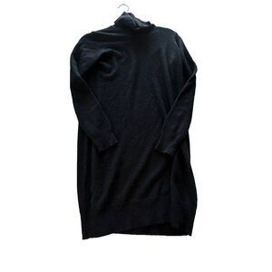 Theory Black Turtleneck Soft Cashmere Sweater Dress Minimalist Small